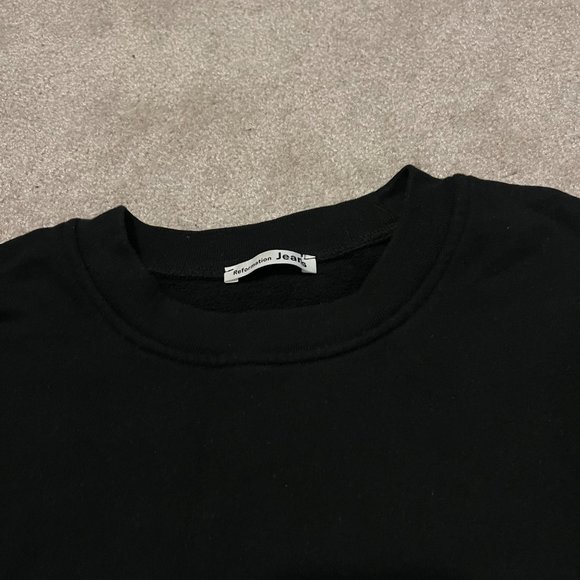 Reformation - Black Crewneck Sweater - Size S - Picture 3 of 3